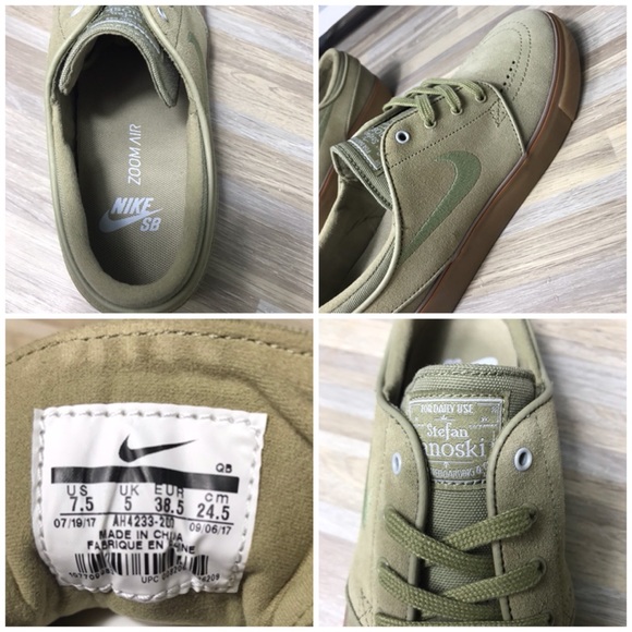 NWT Nike SB Zoom Janoski NEUTRAL OLIVE WMNS - Picture 7 of 7